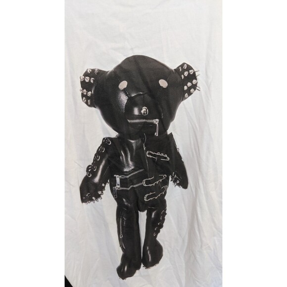Dolls Kill Current Mood Tormented Teddy Graphic T-Shirt Tunic Medium - Picture 8 of 13